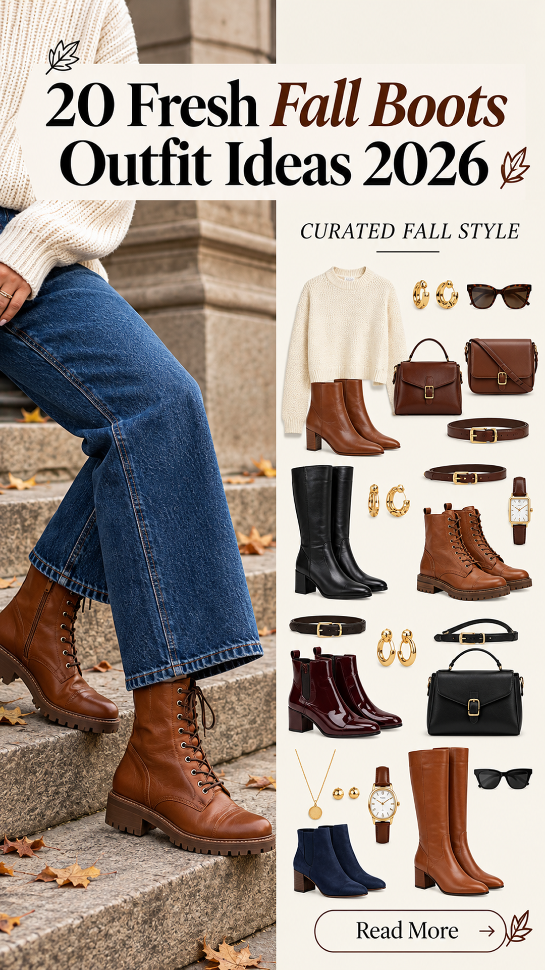 20 Fall Boots Outfit Ideas 2026 | Cute, Chic & Stylish Fall Boots Outfit Inspiration