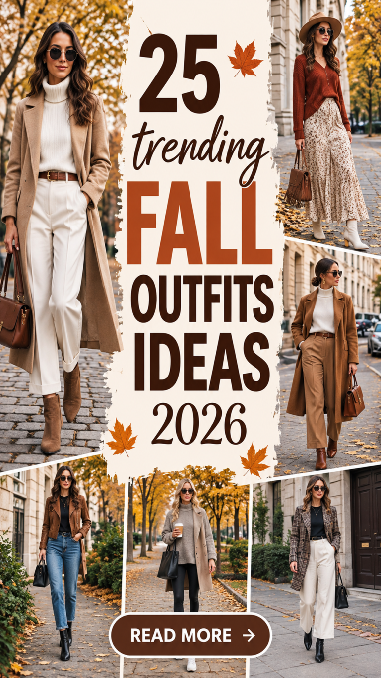 25 Cute Fall Outfits to Try This Season 2026 | Stylish Fall Outfit Ideas