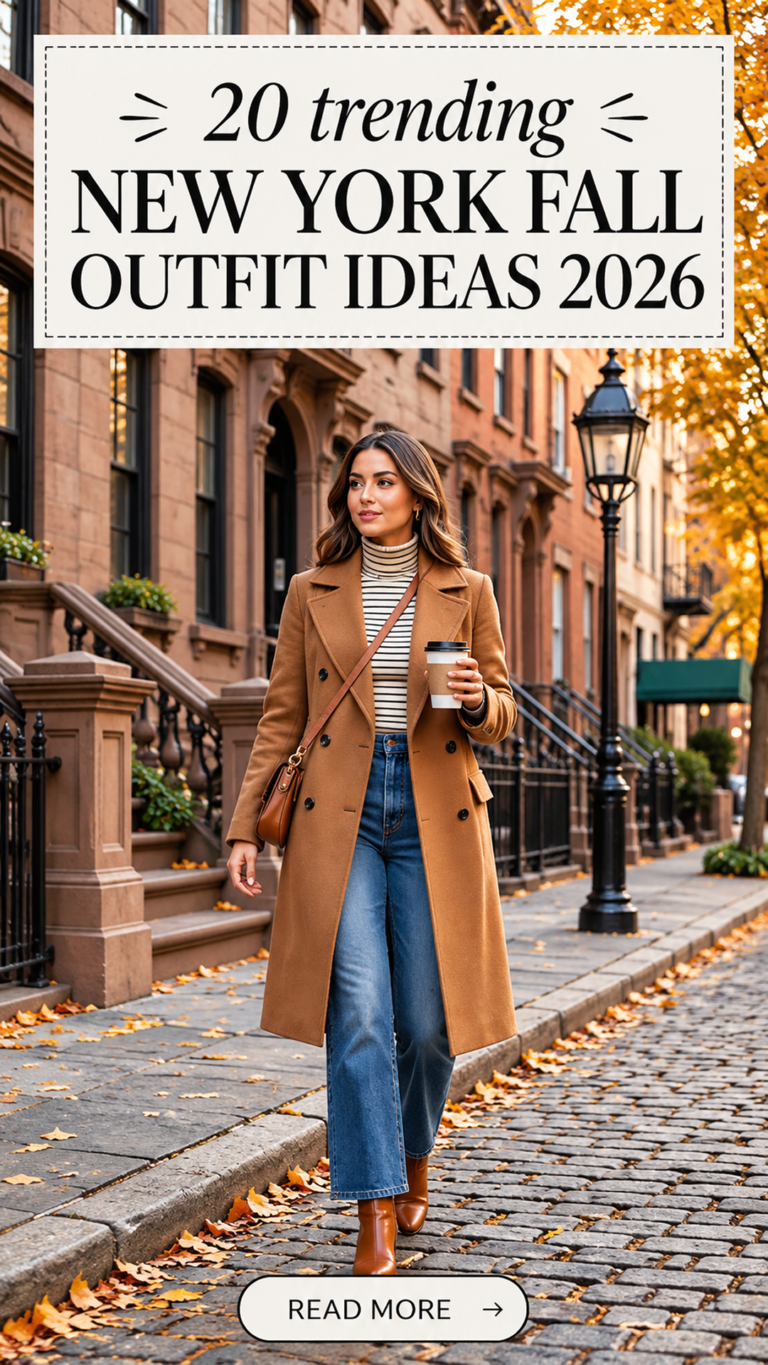 20 New York Fall Outfit Ideas 2026 | Chic, Trendy & Stylish New York Fall Outfits