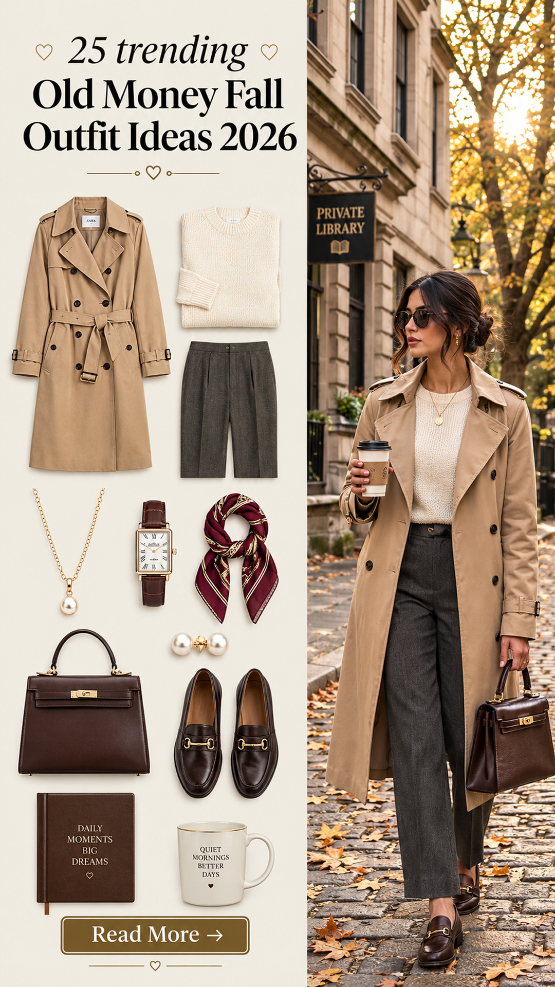 25 Old Money Fall Outfit Ideas 2026 | Chic, Classy & Elegant Old Money Fall Outfits