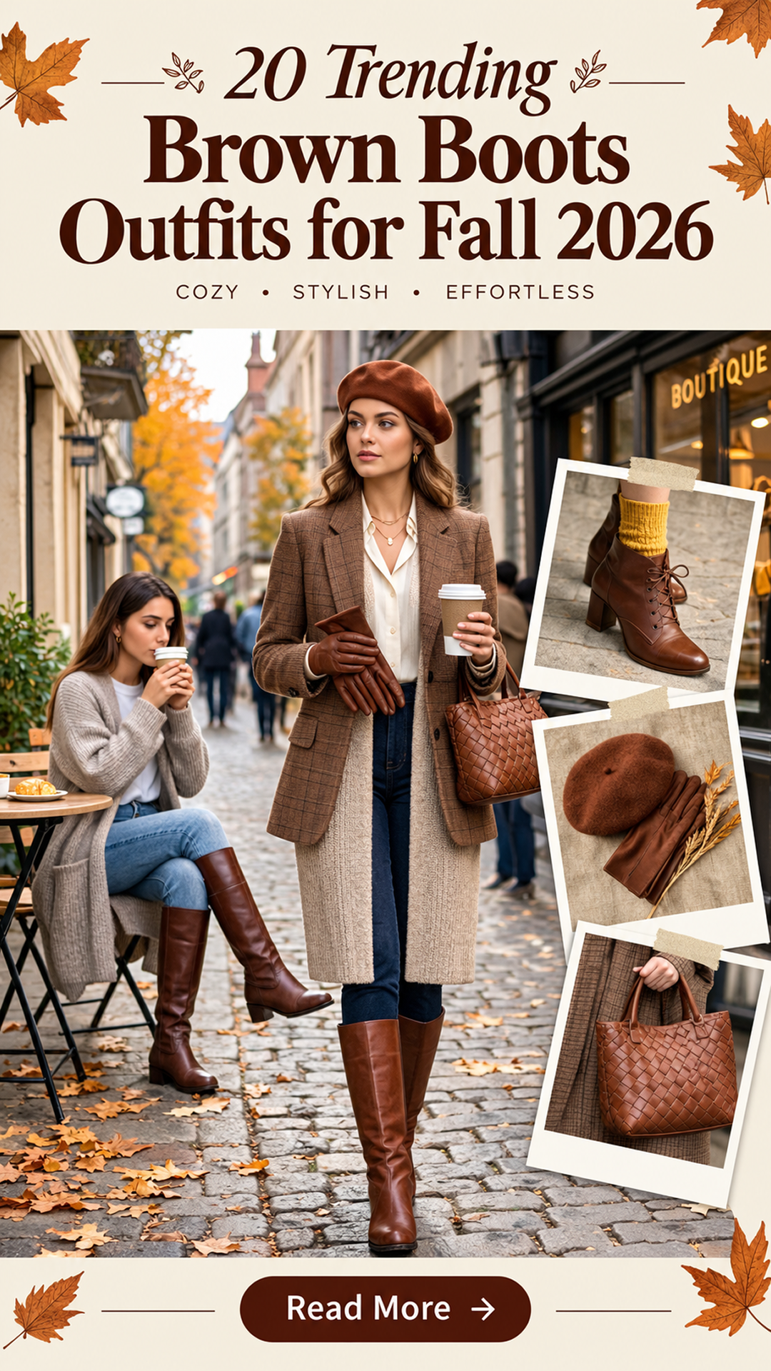 20 Brown Boots Outfits for Fall 2026 | Cute, Chic & Stylish Brown Boots Outfit Ideas for Fall