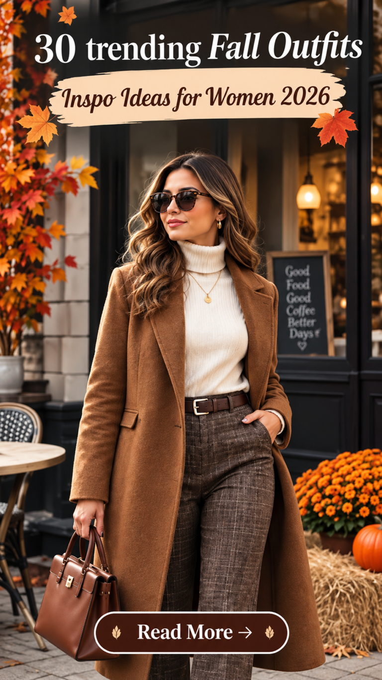 30 Fall Outfit Inspo Ideas for Women 2026 | Cute & Trendy Fall Outfit Inspiration