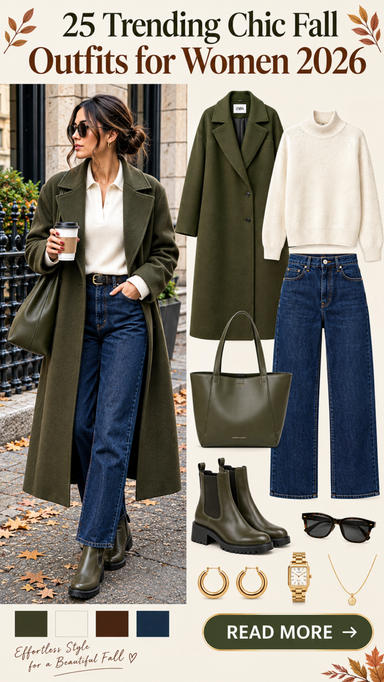 25 Chic Fall Outfits for Women 2026 | Stylish & Elegant Fall Outfit Ideas