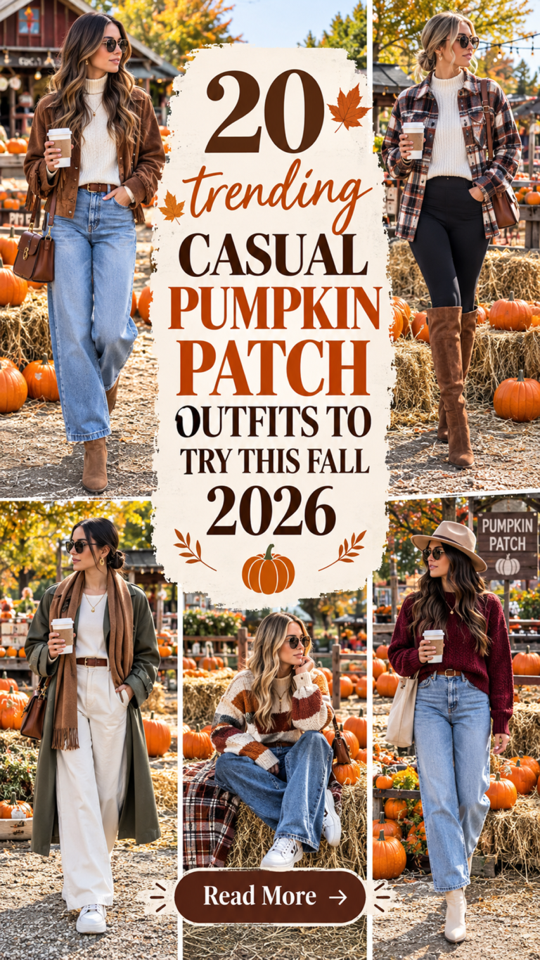 20 Casual Pumpkin Patch Outfits to Try This Fall 2026 | Cute, Cozy & Stylish Pumpkin Patch Outfit Ideas