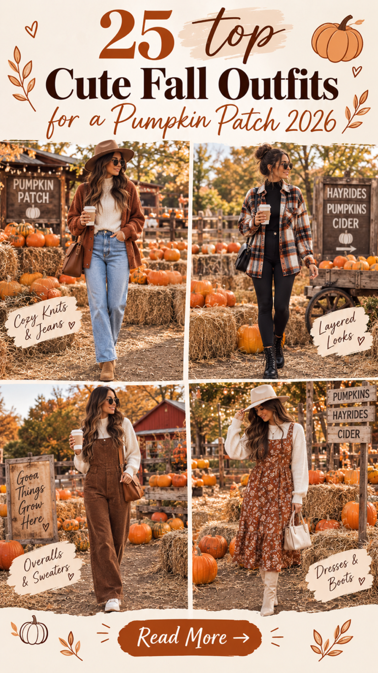 25 Cute Fall Outfits for a Pumpkin Patch 2026 | Cozy, Chic & Stylish Pumpkin Patch Outfit Ideas