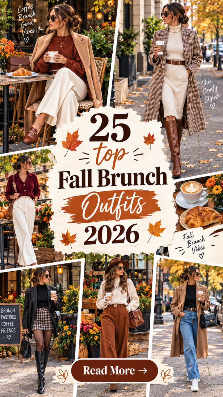 25 Fall Brunch Outfits 2026 | Cute, Chic & Stylish Brunch Outfit Ideas for Fall