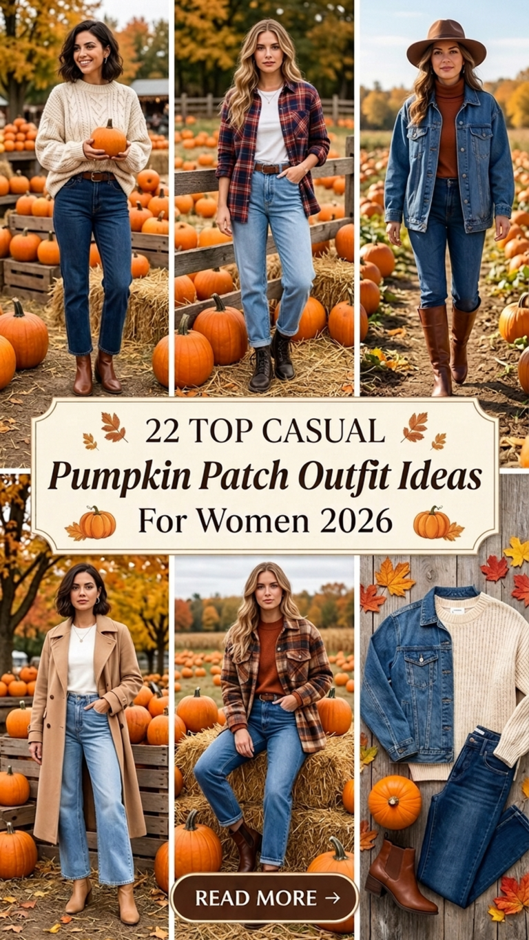 22 Casual Pumpkin Patch Outfit Ideas 2026 for a Cute Fall Weekend