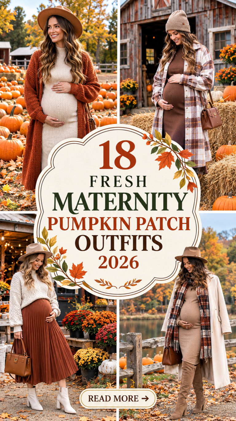 18 Maternity Pumpkin Patch Outfits 2026 | Stylish Bump-Friendly Fall Looks