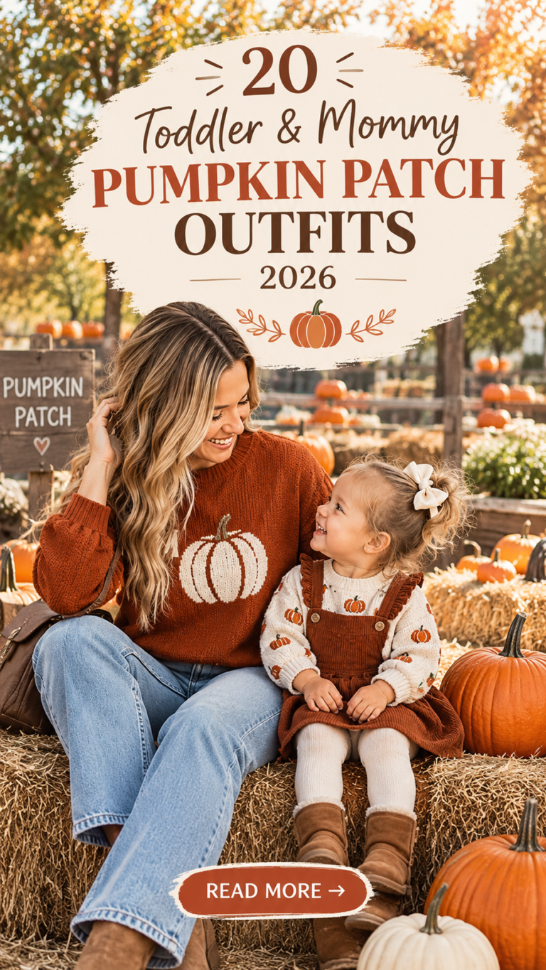 20 Toddler & Mommy Pumpkin Patch Outfits 2026 | Adorable Matching Fall Style