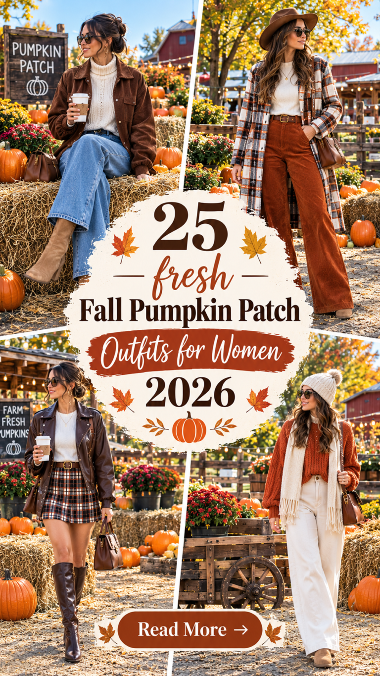 25 Fall Pumpkin Patch Outfits for Women 2026 | Cute, Cozy & Stylish Pumpkin Patch Outfit Ideas