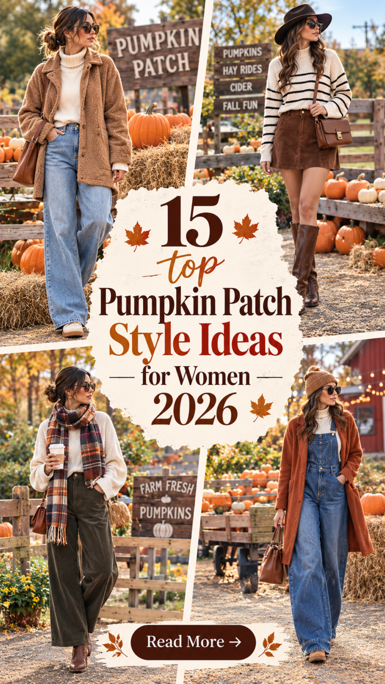 15 Pumpkin Patch Style Ideas for Women 2026 | Perfect Fall Fashion for Autumn Days