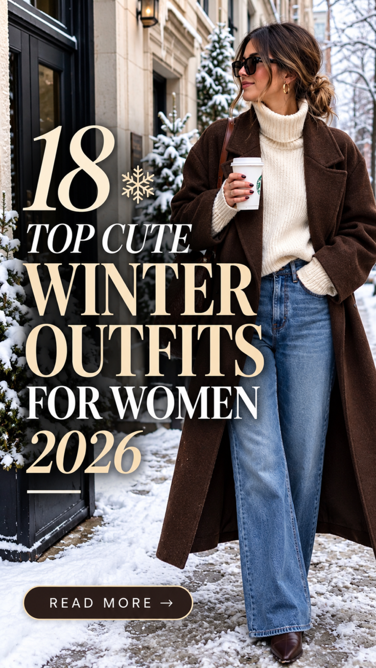 18 Cute Winter Outfits for Women 2026 Cozy & Chic Winter Style