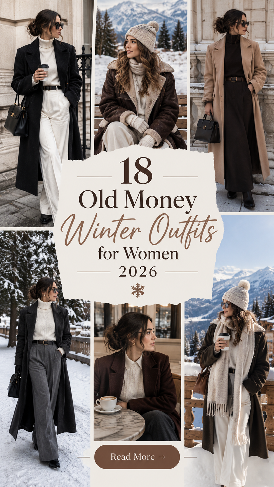18 Old Money Winter Outfits for Women 2026 Classic Luxury Style