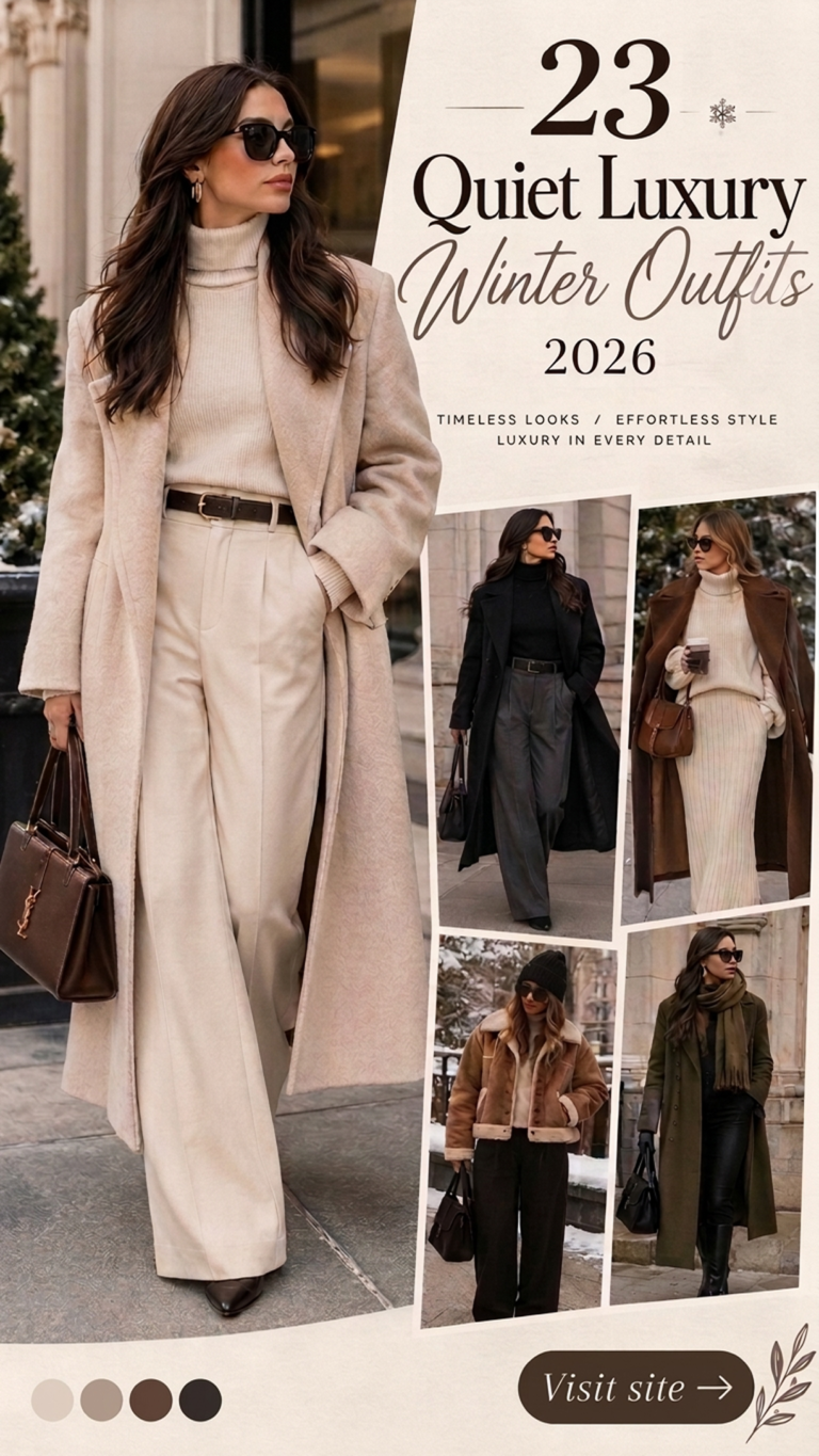 23 Quiet Luxury Winter Outfits 2026 | Minimalist & Expensive Looking Style