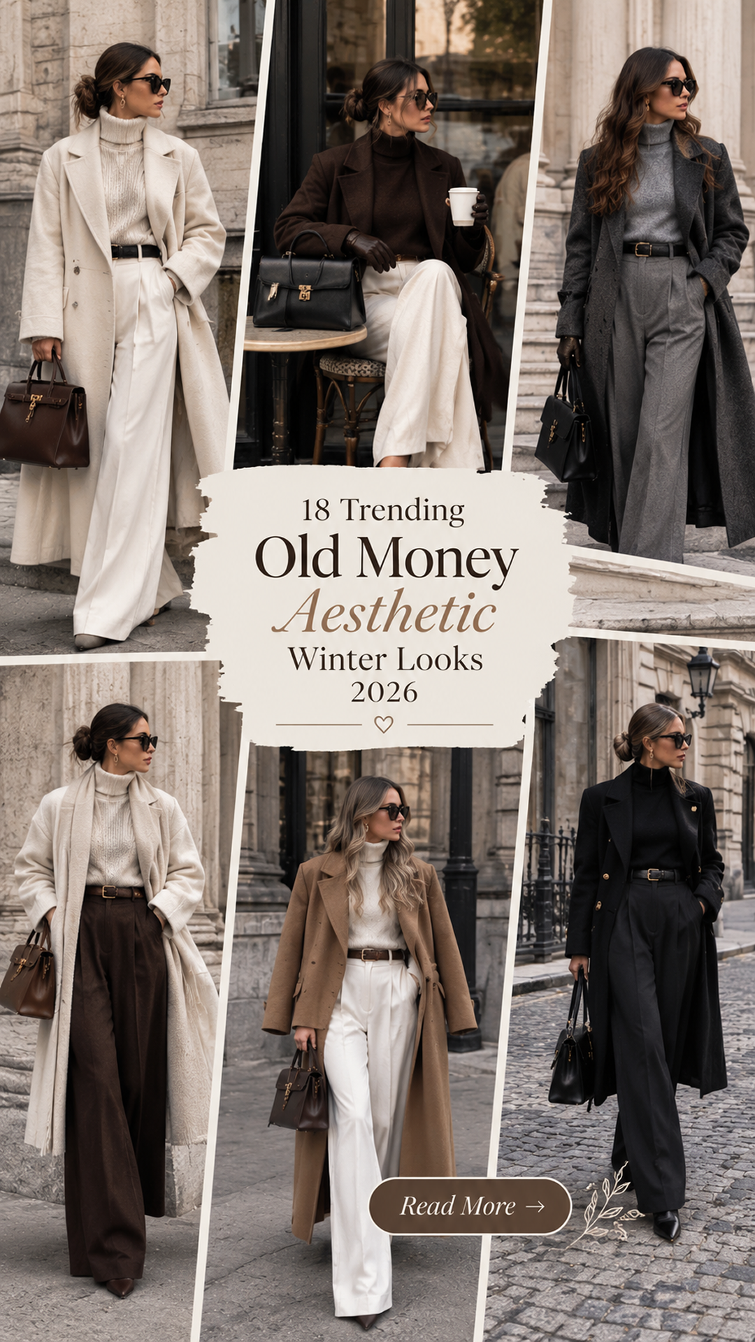 18 Old Money Aesthetic Winter Looks 2026 | Classic & Sophisticated Layering