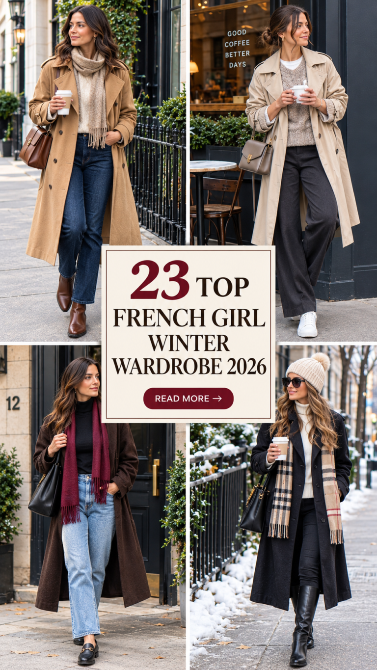 23 French Girl Winter Wardrobe 2026 | Timeless Parisian Chic & Berets