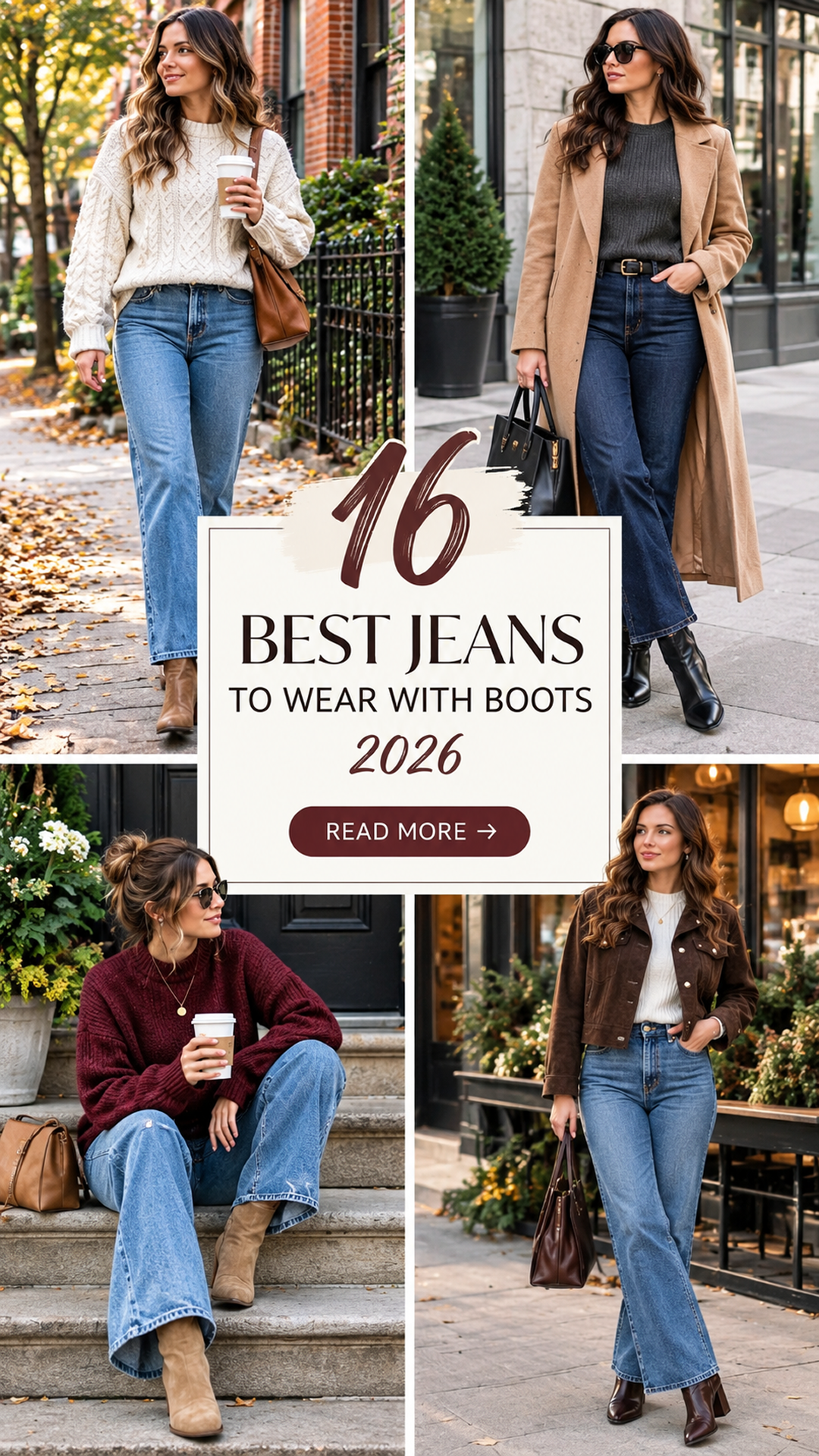 16 Best Jeans to Wear with Boots 2026 | Flattering Winter Denim Styles