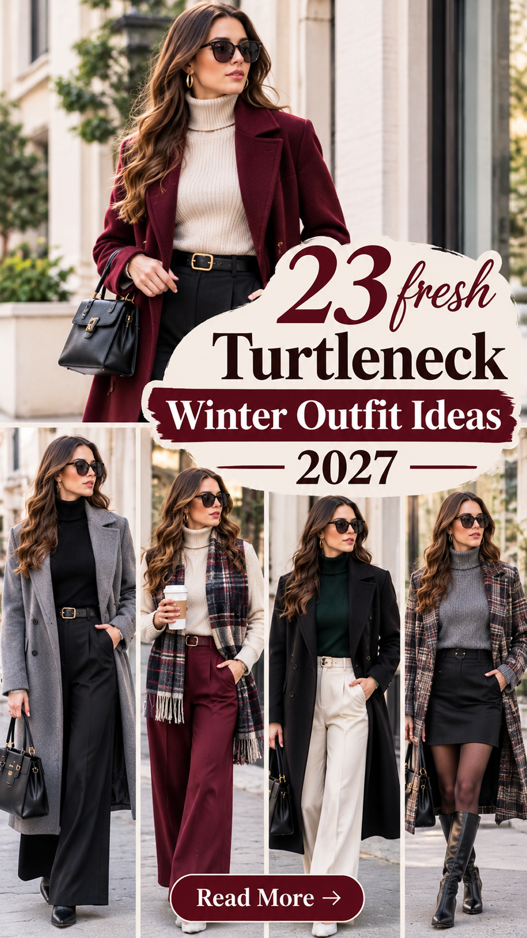 23 Turtleneck Winter Outfit Ideas 2027 | Sleek & Sophisticated Base Layers