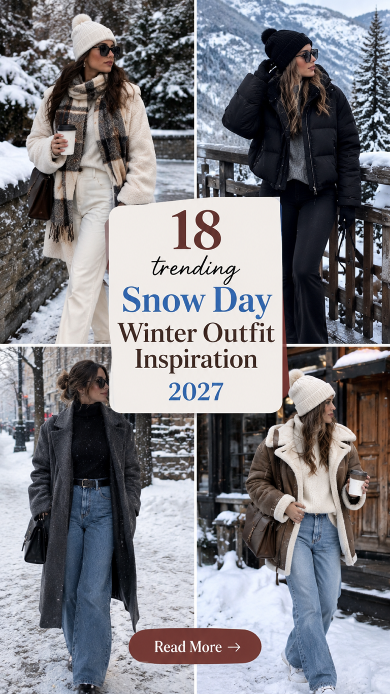 18 Snow Day Winter Outfit Inspiration 2027 | Functional Yet Fashionable Snow Gear